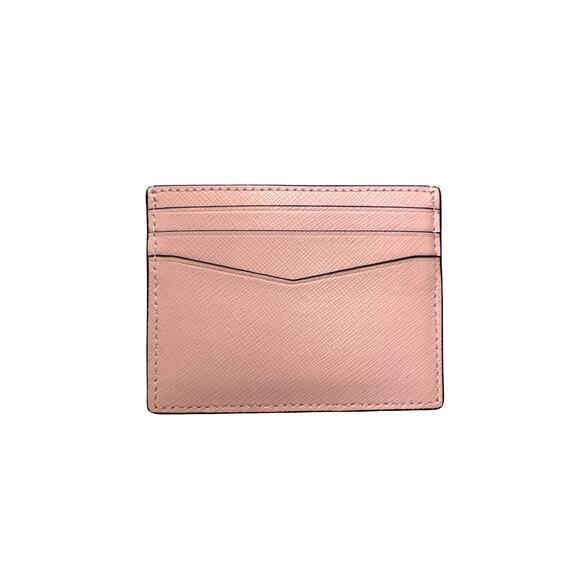 Kate Spade Pink Saffiano Leather Cardholder Wallet Excellent Condition - Picture 1 of 8